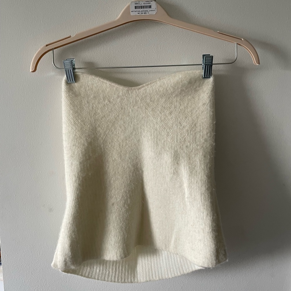 & Other Stories Corset Detail Bustier Knit Tube top sz L - Picture 3 of 7